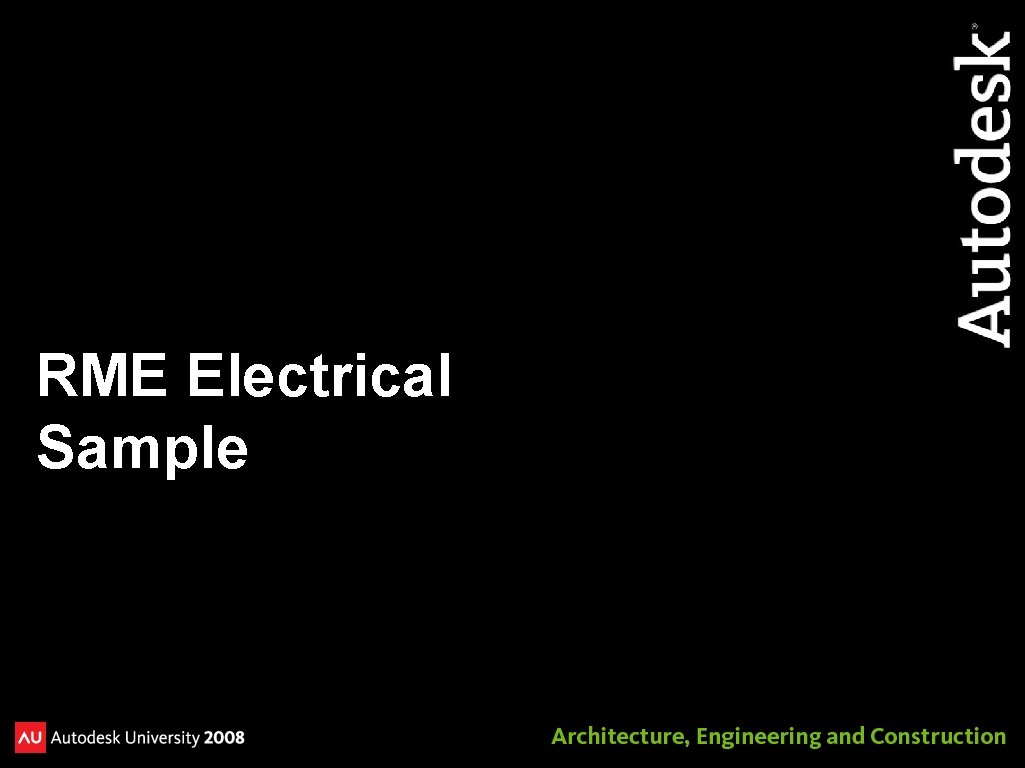 RME Electrical Sample 