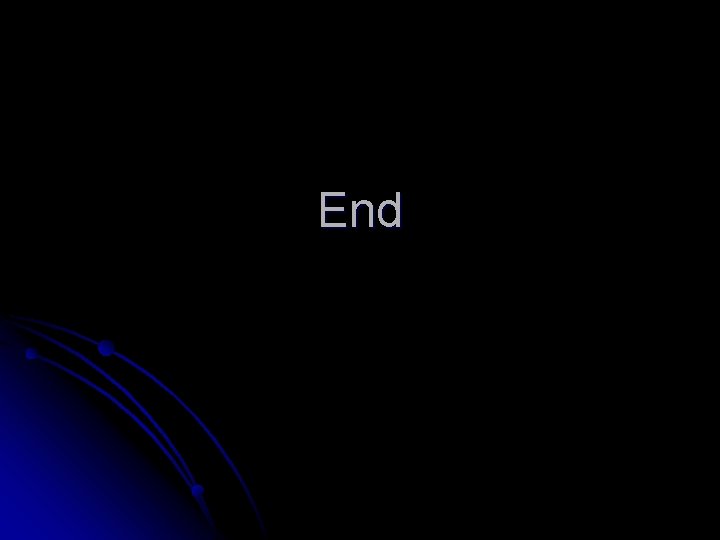 End End