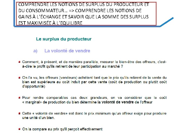 COMPRENDRE LES NOTIONS DE SURPLUS DU PRODUCTEUR ET DU CONSOMMATEUR… => COMPRENDRE LES NOTIONS COMPRENDRE LES NOTIONS DE SURPLUS DU PRODUCTEUR ET DU CONSOMMATEUR… => COMPRENDRE LES NOTIONS