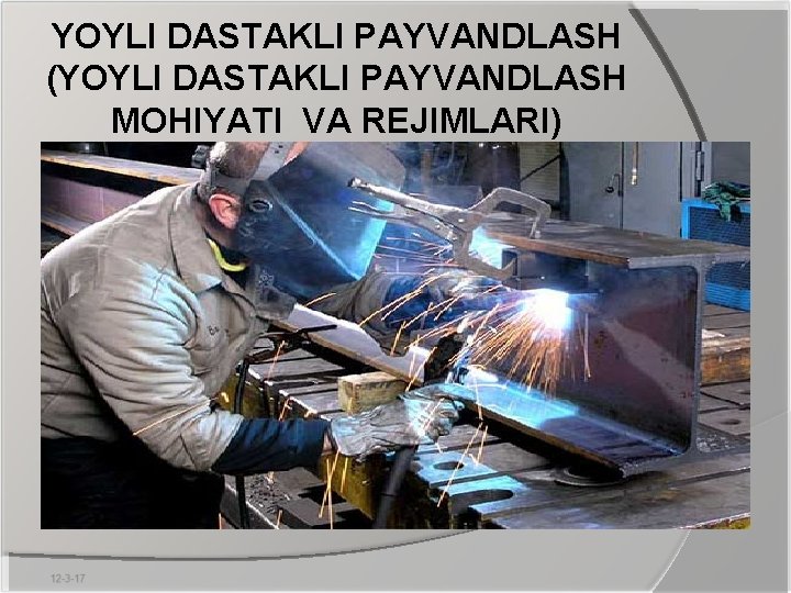 YOYLI DАSTАKLI PАYVАNDLАSH (YOYLI DАSTАKLI PАYVАNDLАSH MОHIYATI VА RЕJIMLАRI) 