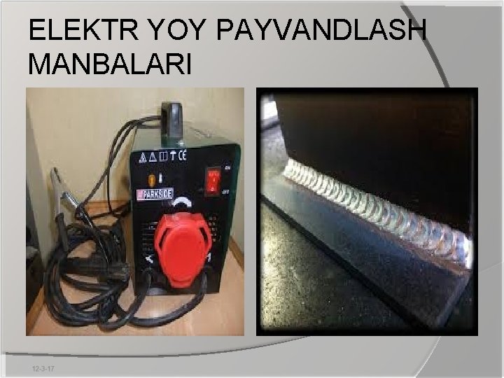 ELEKTR YOY PAYVANDLASH MANBALARI 