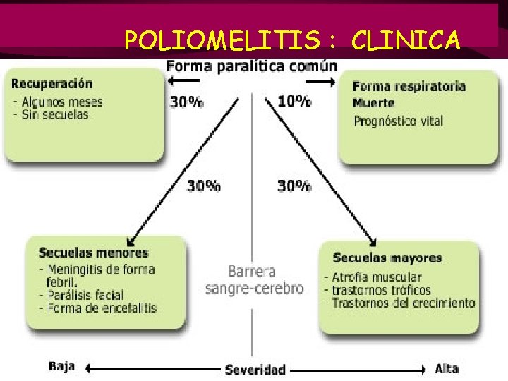  POLIOMELITIS : CLINICA • 