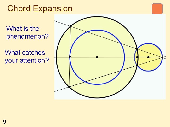 Chord Expansion What is the phenomenon? What catches your attention? 9 