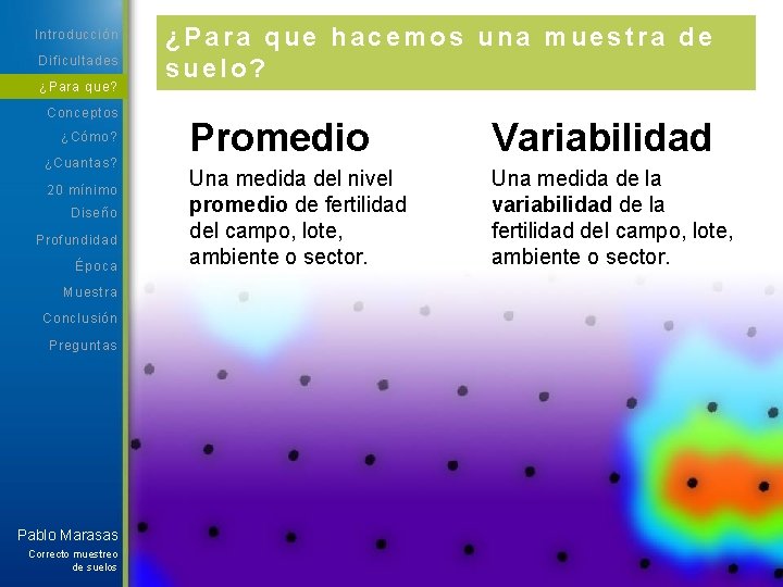 Introducción Dificultades ¿Para que? Conceptos ¿Cómo? ¿Cuantas? 20 mínimo Diseño Profundidad Época Muestra Conclusión