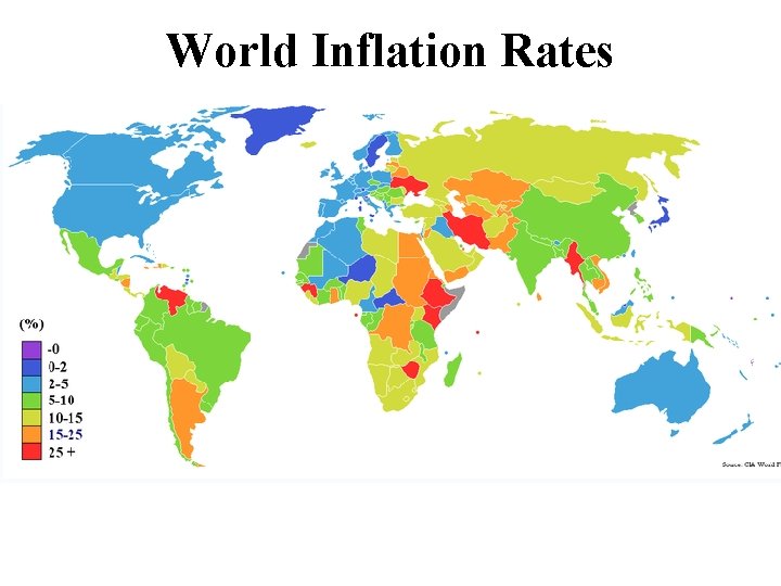 World Inflation Rates World Inflation Rates