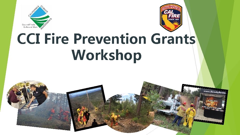 CCI Fire Prevention Grants Workshop 