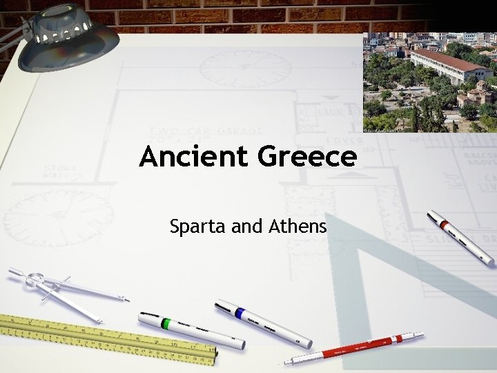 Ancient Greece Sparta and Athens 