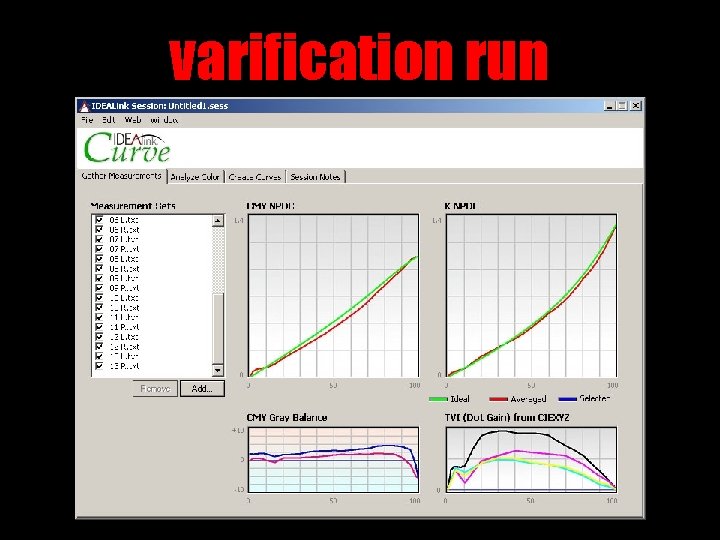 varification run 