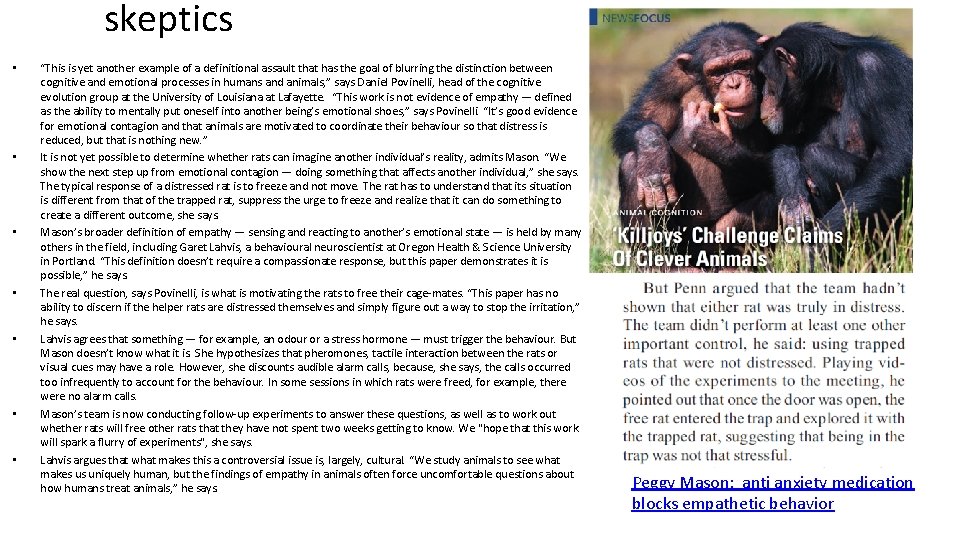 skeptics • • “This is yet another example of a definitional assault that has skeptics • • “This is yet another example of a definitional assault that has