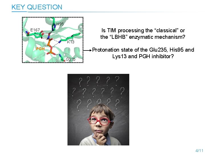 KEY QUESTION H 95 E 167 K 13 PGH G 235 Is TIM processing