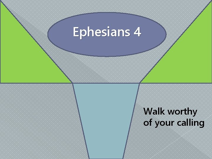 Ephesians 4 Walk worthy of your calling 