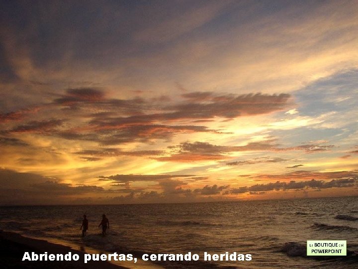 Abriendo puertas, cerrando heridas 