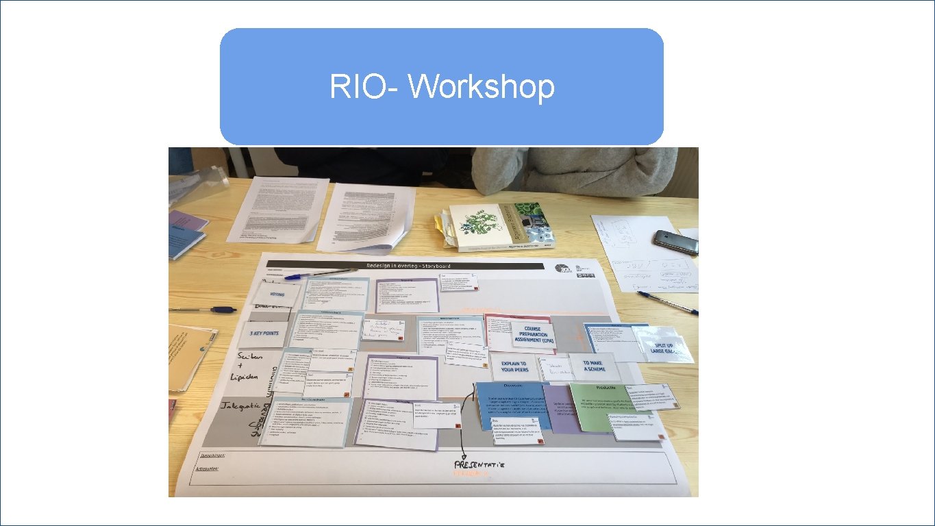 RIO- Workshop 