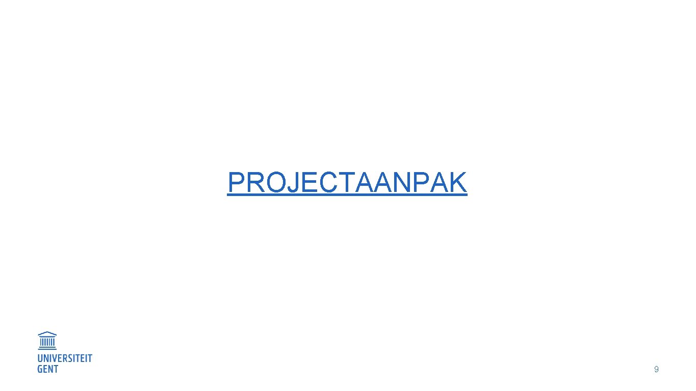 PROJECTAANPAK 9 