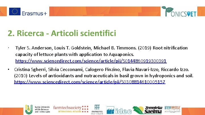 2. Ricerca - Articoli scientifici ∙ Tyler S. Anderson, Louis T. Goldstein, Michael B.