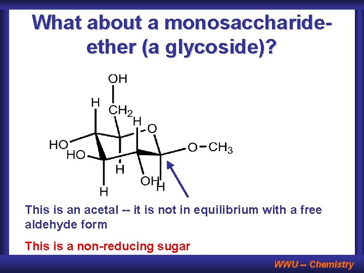 What about a monosaccharideether (a glycoside)? This is an acetal -- it is not