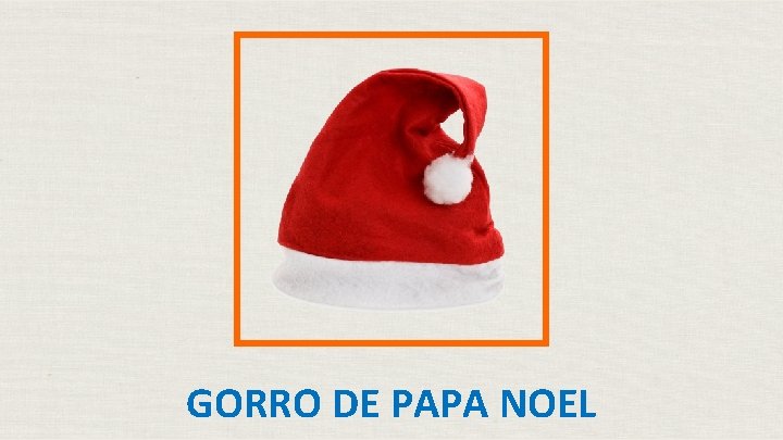 GORRO DE PAPA NOEL 