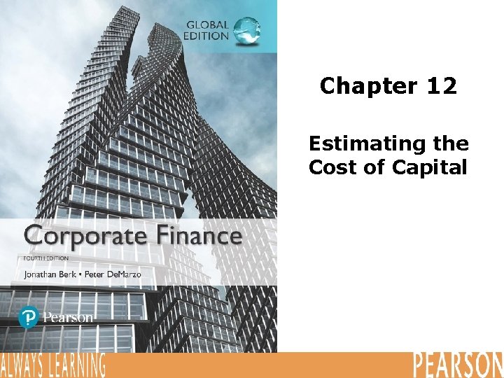 Chapter 12 Estimating the Cost of Capital Copyright