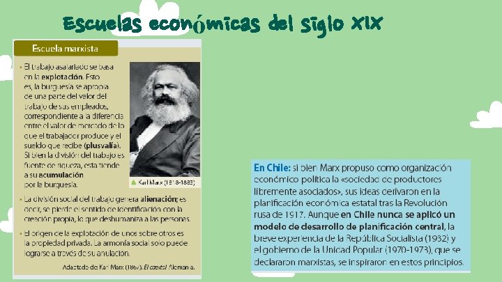 Escuelas económicas del siglo XIX 