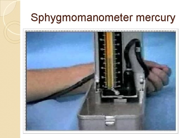 Sphygmomanometer mercury 