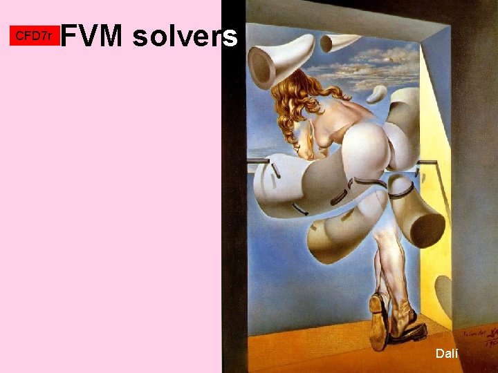 CFD 7 r FVM solvers Dalí 