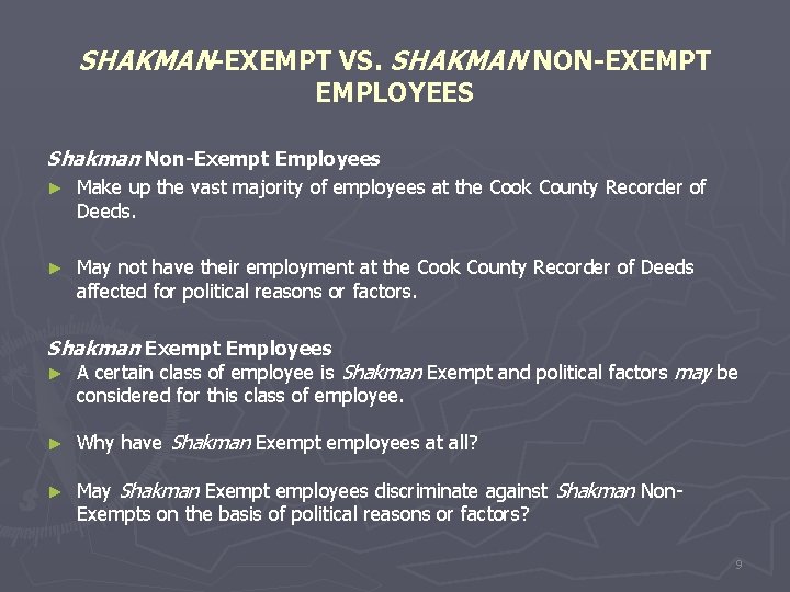 Shakman Training Cook County Recorder Of Deeds Www