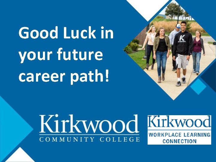 Good Luck in your future career path! 