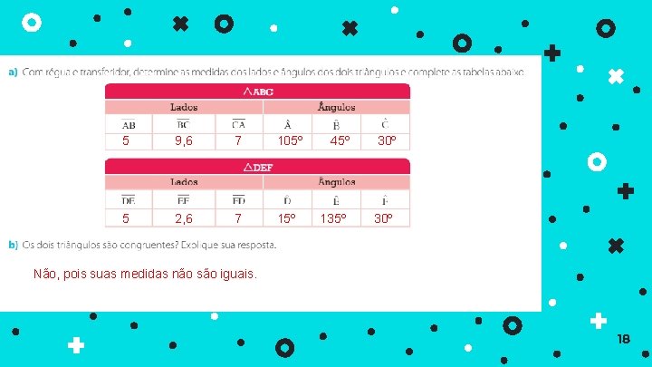  5 9, 6 7 105º 45º 30º 5 2, 6 7 15º 135º