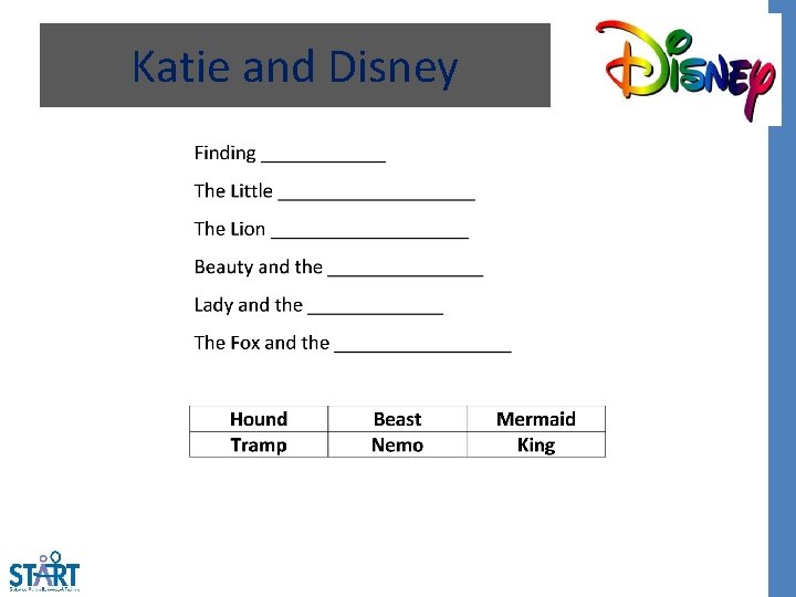 Katie and Disney 