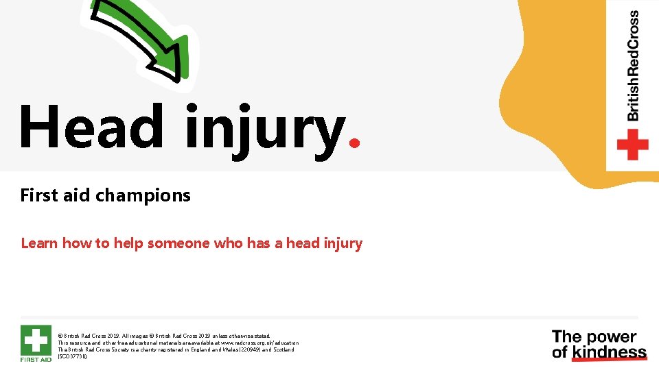 Head injury First aid champions Learn how to
