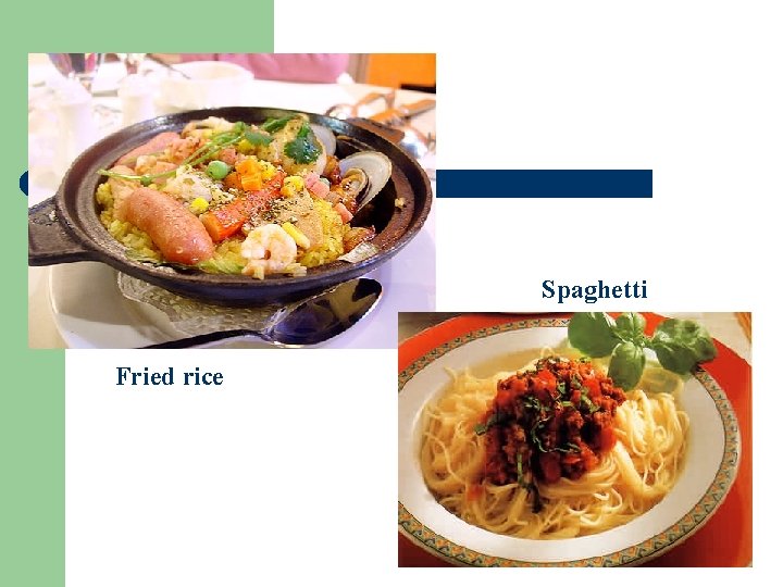 Spaghetti Fried rice 