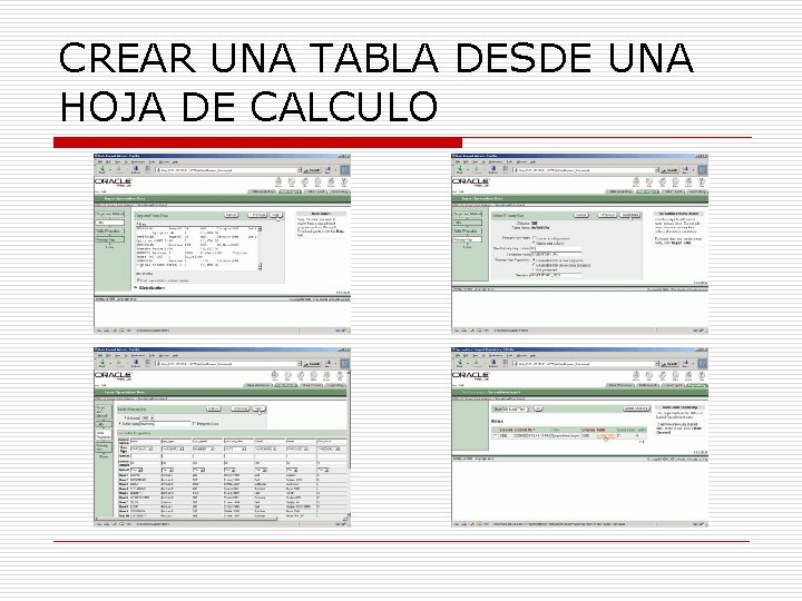 CREAR UNA TABLA DESDE UNA HOJA DE CALCULO 