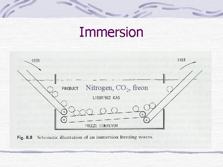 Immersion Nitrogen, CO 2, freon 
