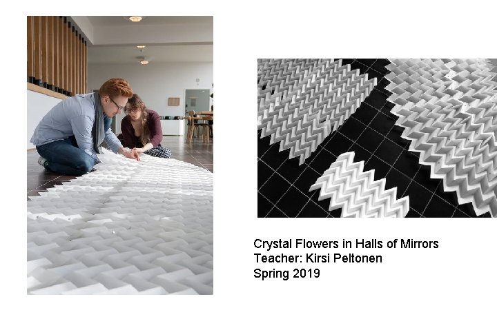 Crystal Flowers in Halls of Mirrors Teacher: Kirsi Peltonen Spring 2019 