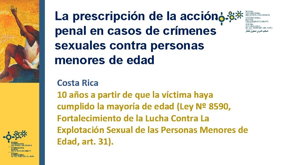  La prescripción de la acción penal en casos de crímenes sexuales contra personas