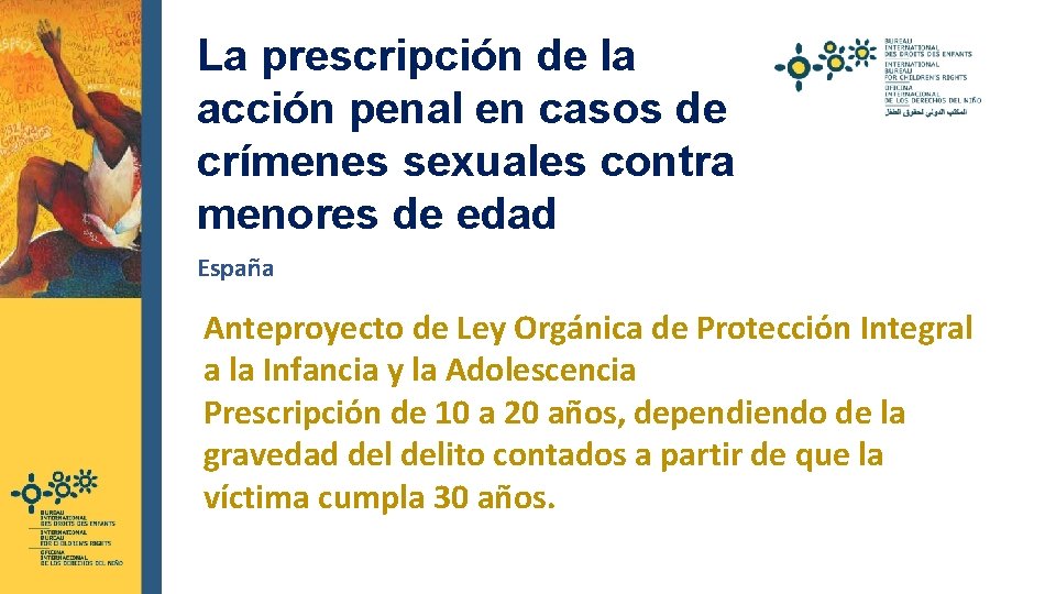  La prescripción de la acción penal en casos de crímenes sexuales contra menores