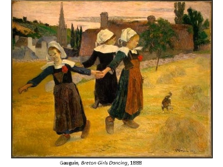 Gauguin, Breton Girls Dancing, 1888 