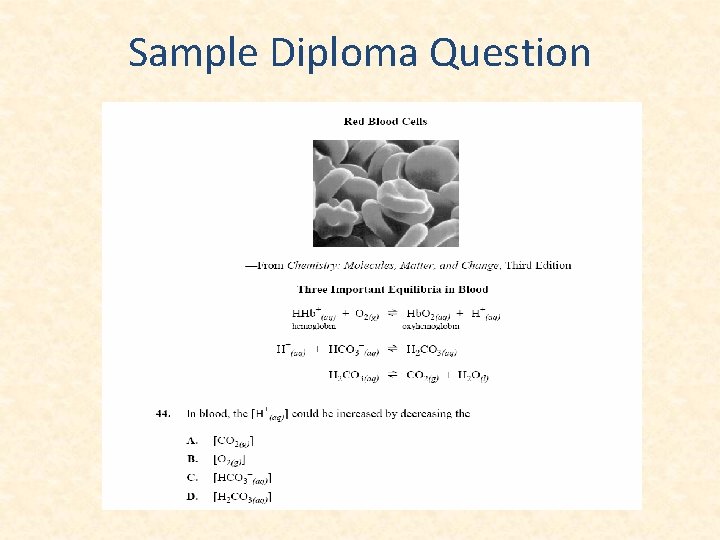 Sample Diploma Question 