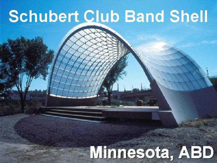 Schubert Club Band Shell Minnesota, ABD 