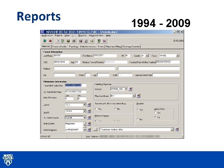 Reports 1994 - 2009 