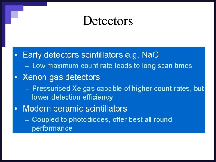 Detectors 