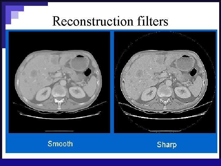 Reconstruction filters 