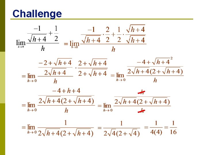 Challenge 