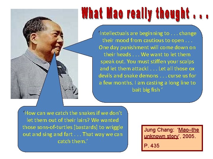 ‘Intellectuals are beginning to. . . change their mood from cautious to open. . ‘Intellectuals are beginning to. . . change their mood from cautious to open. .