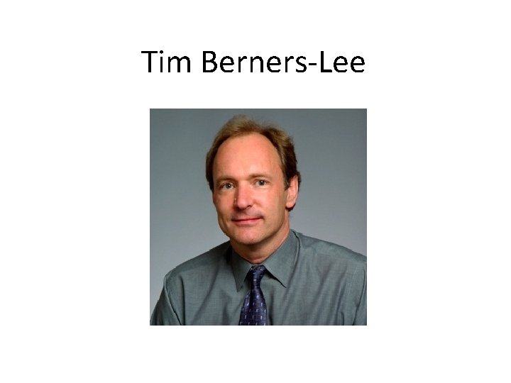 Tim Berners-Lee 