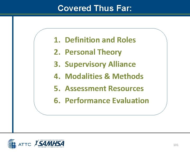 Covered Thus Far: 1. 2. 3. 4. 5. 6. Definition and Roles Personal Theory Covered Thus Far: 1. 2. 3. 4. 5. 6. Definition and Roles Personal Theory