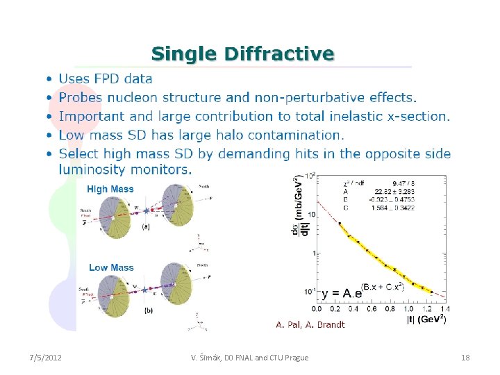 7/5/2012 V. Šimák, D 0 FNAL and CTU Prague 18 