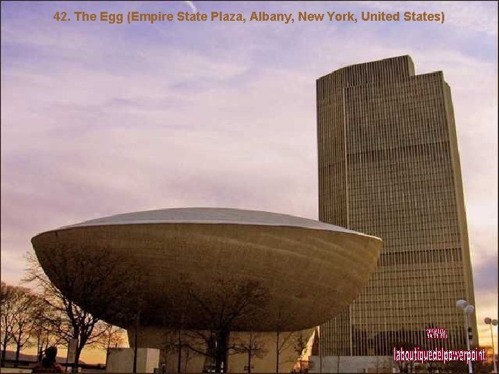 42. The Egg (Empire State Plaza, Albany, New York, United States) 