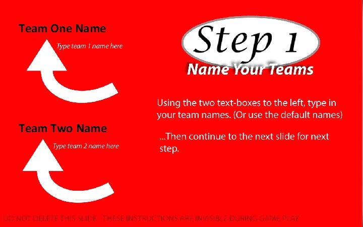 Team One Name Team Two Name 