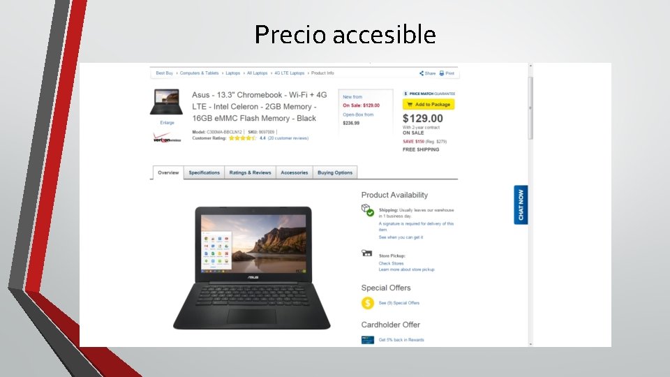 Precio accesible 